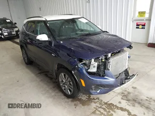 2023 Kia Seltos S with VIN KNDEUCAA2P7439964, listed as a IAAI auction lot 42275317 with 19,657 mi miles and . Bid and sale history available at DreamBid. Image 1.