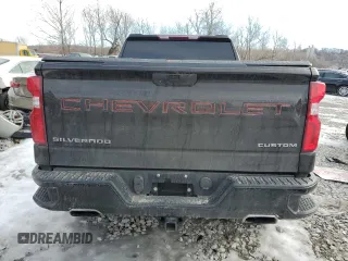 2020 Chevrolet Silverado 1500 Custom Trail Boss with VIN 1GCPYCEF3LZ143725, listed as a Copart auction lot 89216245 with 77,373 mi miles and Salvage Title. Bid and sale history available at DreamBid. Image 6.