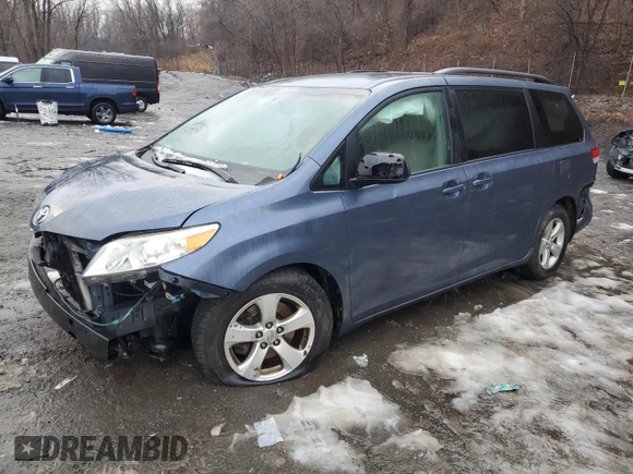 2014 Toyota Sienna LE AAS with VIN 5TDKK3DC7ES457093, listed as a Copart auction lot 84816084 with 171,256 mi miles and Salvage Title. Bid and sale history available at carsss.com. Image 1.