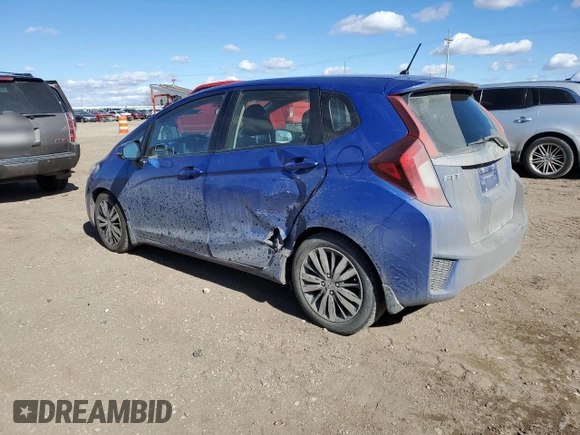 2016 Honda Fit EX-L with VIN JHMGK5H86GS008858, listed as a Copart auction lot 46911125 with 81,841 mi miles and Salvage title. Bid and sale history available at DreamBid. Image 2.