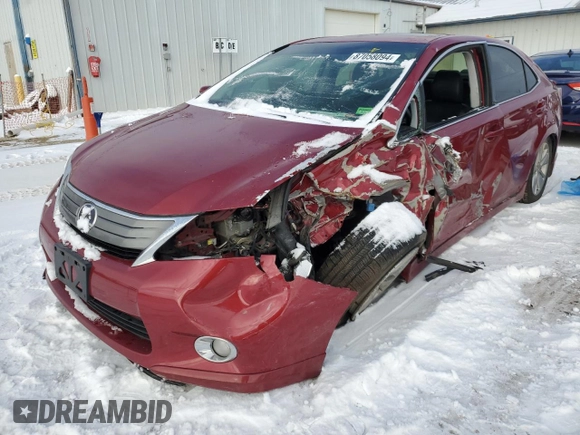 2010 Lexus HS 250h with VIN JTHBB1BA3A2016079, listed as a Copart auction lot 87058094 with Not Provided miles and Salvage Title. Bid and sale history available at DreamBid. Image 1.
