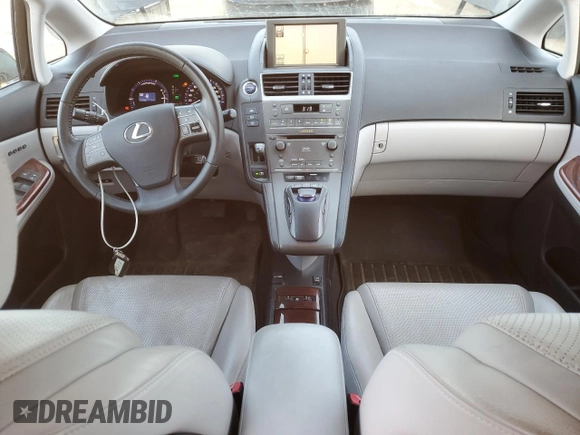 2010 Lexus HS 250h with VIN JTHBB1BA0A2018629, listed as a Copart auction lot 80488914 with 127,910 mi miles and Salvage Title. Bid and sale history available at DreamBid. Image 8.