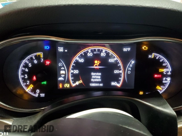 2017 Jeep Grand Cherokee Limited with VIN 1C4RJFBG1HC641024, listed as a Copart auction lot 52885535 with 106,044 mi miles and Salvage Title. Bid and sale history available at carsss.com. Image 9.