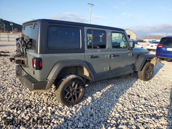 2024 Jeep Wrangler Sport с VIN 1C4PJXKN6RW214949, выставлен на аукционе Copart как лот 83198874 с пробегом 36 851 миль миль и Списание • Salvage title. История ставок и продаж доступна на DreamBid. Изображение 3.