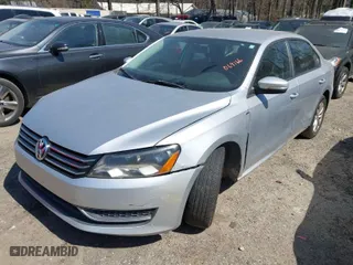 2014 Volkswagen Passat Wolfsburg Ed with VIN 1VWAT7A33EC069166, listed as a IAAI auction lot 41789666 with 226,161 mi miles. Bid and sale history available at carsss.com. Image 2.