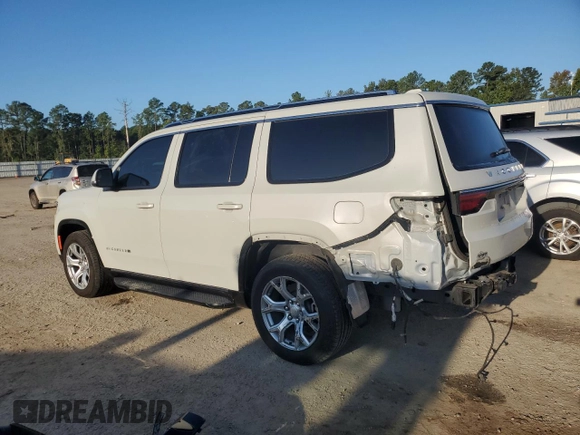 2022 Jeep Grand Wagoneer with VIN 1C4SJUAT4NS181525, listed as a Copart auction lot 72980394 with 32,714 mi miles and Salvage title. Bid and sale history available at DreamBid. Image 2.