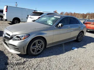 2020 Mercedes-Benz C 300 with VIN WDDWF8EB2LR551876, listed as a Copart auction lot 77541054 with 37,656 mi miles and Salvage Title. Bid and sale history available at DreamBid. Image 1.
