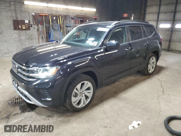 2023 Volkswagen Atlas SE with VIN 1V2KP2CA1PC515603, listed as a Copart auction lot 87450804 with 45,643 mi miles and Salvage title. Bid and sale history available at DreamBid. Image 1.