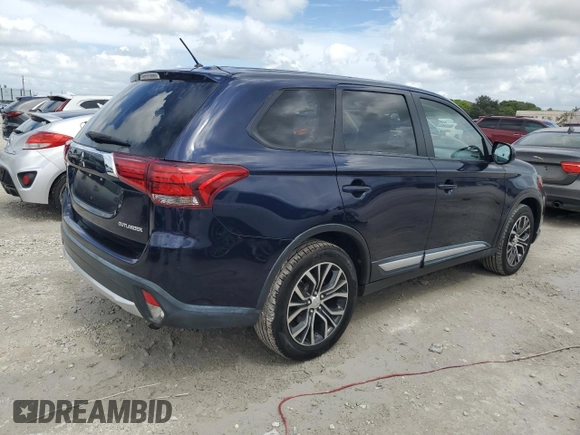 2016 Mitsubishi Outlander SE with VIN JA4AZ3A34GZ027500, listed as a Copart auction lot 65452225 with 160,595 mi miles and Clean title. Bid and sale history available at DreamBid. Image 3.