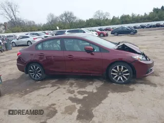 2014 Honda Civic Sedan EX-L with VIN 19XFB2F92EE056896, listed as a IAAI auction lot 41808362 with 88,714 mi miles. Bid and sale history available at carsss.com. Image 13.