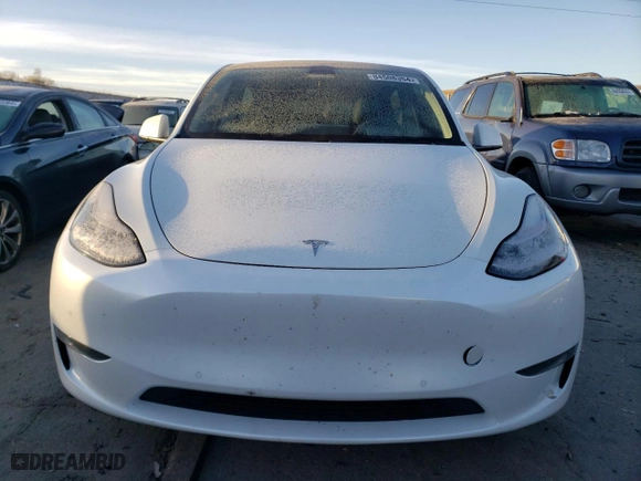 2021 Tesla Model Y Performance with VIN 5YJYGDEF4MF073074, listed as a Copart auction lot 84508354 with 76,398 mi miles and Salvage Title. Bid and sale history available at carsss.com. Image 5.