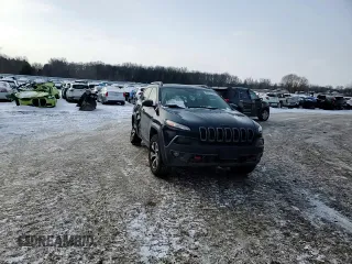 2014 Jeep Cherokee Trailhawk with VIN 1C4PJMBB9EW124371, listed as a Copart auction lot 42038105 with 137,717 mi miles and Salvage Title. Bid and sale history available at carsss.com. Image 11.