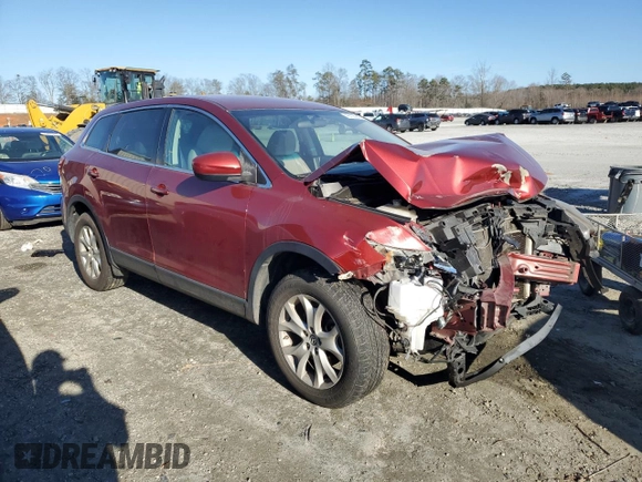 2013 Mazda CX-9 Touring with VIN JM3TB2CA9D0411143, listed as a Copart auction lot 43708245 with 120,869 mi miles and Salvage Title. Bid and sale history available at DreamBid. Image 4.