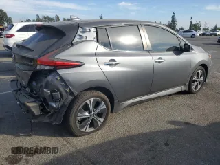 2022 Nissan LEAF SV Plus with VIN 1N4BZ1CV1NC563579, listed as a Copart auction lot 80015834 with 41,751 mi miles and Salvage Title. Bid and sale history available at DreamBid. Image 3.