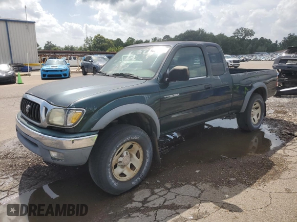 2003 Toyota Tacoma PreRunner with VIN 5TESN92N24Z348637, listed as a Copart auction lot 63310005 with 221,606 mi miles and Clean title. Bid and sale history available at DreamBid. Image 1.
