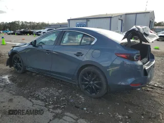 2024 Mazda 3 S Carbon Edition with VIN 3MZBPBCM7RM415645, listed as a Copart auction lot 45153125 with 25,541 mi miles and Salvage title. Bid and sale history available at DreamBid. Image 2.