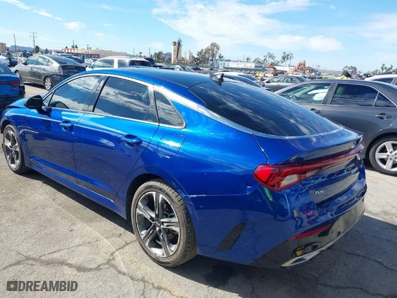 2021 Kia K5 EX with VIN 5XXG34J27MG069138, listed as a IAAI auction lot 41599246 with 32,140 mi miles. Bid and sale history available at carsss.com. Image 3.