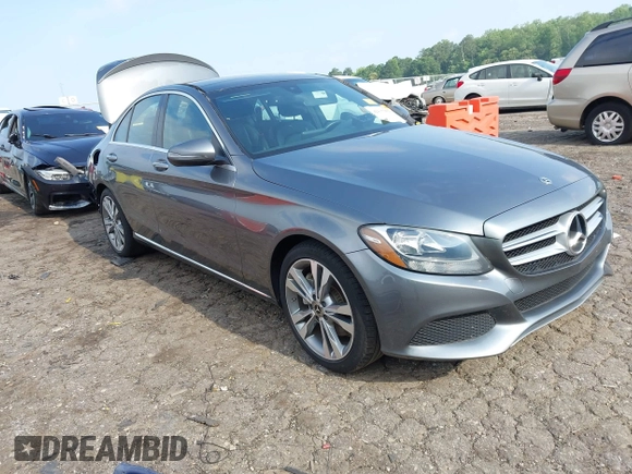 2018 Mercedes-Benz C 300 with VIN 55SWF4JB2JU248297, listed as a IAAI auction lot 42419602 with 88,047 mi miles and . Bid and sale history available at DreamBid. Image 1.