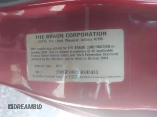 2005 Dodge Grand Caravan z VIN 2D8GP24R15R248433, wystawiony jako IAAI lot #42470469 z przebiegiem 94 349 mil mil oraz . Historia ofert i sprzedaży dostępna na DreamBid. Obrazek 9.