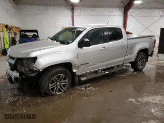 2020 Chevrolet Colorado 4WD Work Truck with VIN 1GCGTBEN5L1107601, listed as a Copart auction lot 88731155 with 24,869 mi miles and Salvage Title. Bid and sale history available at carsss.com. Image 1.