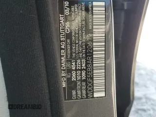 2010 Mercedes-Benz C 300 Sport with VIN WDDGF5EB8AR120619, listed as a Copart auction lot 52753545 with 136,031 mi miles and Salvage title. Bid and sale history available at DreamBid. Image 12.
