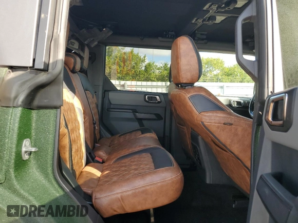 2022 Ford Bronco with VIN 1FMDE5BH2NLB28017, listed as a Copart auction lot 43653805 with 12,448 mi miles and Salvage Title. Bid and sale history available at carsss.com. Image 12.