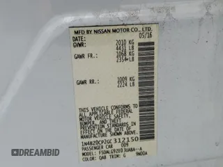 2016 Nissan LEAF S z VIN 1N4BZ0CP2GC312150, wystawiony jako Copart lot #56072065 z przebiegiem Nie podano mil oraz Szkoda całkowita • Salvage title. Historia ofert i sprzedaży dostępna na DreamBid. Obrazek 13.