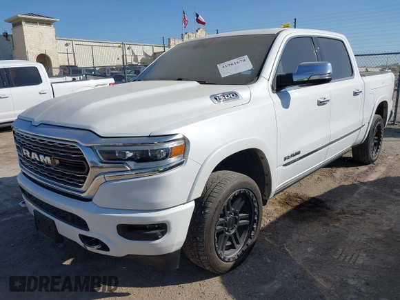 2020 Ram 1500 Limited with VIN 1C6SRFHT8LN190922, listed as a IAAI auction lot 41961670 with 120,100 mi miles and . Bid and sale history available at DreamBid. Image 17.