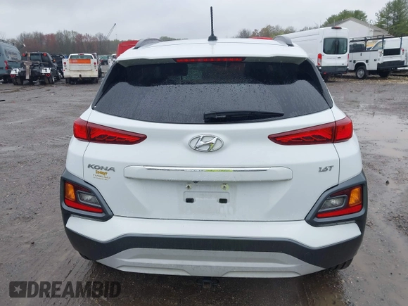 2018 Hyundai Kona Limited with VIN KM8K33A52JU174184, listed as a IAAI auction lot 41979223 with 76,306 mi miles. Bid and sale history available at carsss.com. Image 16.