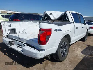 2024 Ford F-150 STX with VIN 1FTFW2L51RKF56802, listed as a IAAI auction lot 41771803 with 5,643 mi miles and . Bid and sale history available at carsss.com. Image 4.