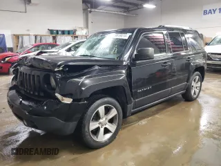 2017 Jeep Patriot High Altitude z VIN 1C4NJPFA4HD119914, wystawiony jako Copart lot #79918814 z przebiegiem 97 381 mil mil oraz Szkoda całkowita • Salvage title. Historia ofert i sprzedaży dostępna na DreamBid. Obrazek 1.