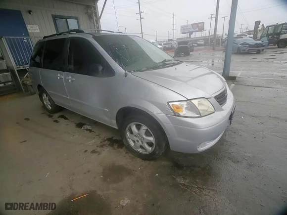 2000 Mazda MPV DX with VIN JM3LW28G7Y0129123, listed as a Copart auction lot 49331495 with 155,395 mi miles and Salvage Title. Bid and sale history available at carsss.com. Image 11.