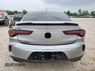 2022 Acura TLX w/A-Spec Package with VIN 19UUB5F5XNA005186, listed as a Copart auction lot 57775855 with 29,003 mi miles and Salvage title. Bid and sale history available at DreamBid. Image 6.
