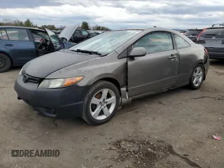 2008 Honda Civic Cpe EX-L with VIN 2HGFG12938H542810, listed as a Copart auction lot 47211024 with 0 mi miles and Salvage Title. Bid and sale history available at carsss.com. Image 1.