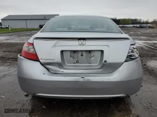 2010 Honda Civic Cpe LX with VIN 2HGFG1B62AH538310, listed as a Copart auction lot 51435645 with 183,112 mi miles and Salvage Title. Bid and sale history available at carsss.com. Image 6.