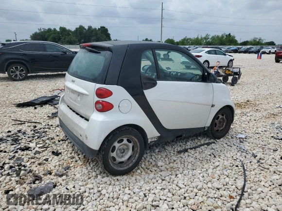 2013 Smart fortwo Pure with VIN WMEEJ3BA1DK633239, listed as a Copart auction lot 54829205 with 147,647 mi miles and Salvage Title. Bid and sale history available at carsss.com. Image 3.