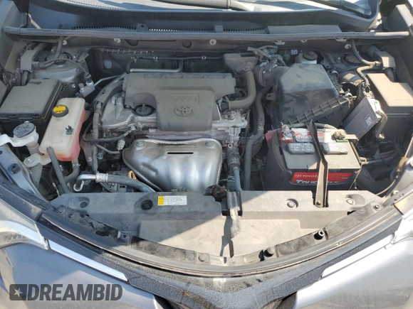 2017 Toyota RAV4 LE with VIN 2T3BFREV0HW656450, listed as a Copart auction lot 61495335 with 45,723 mi miles and Salvage title. Bid and sale history available at DreamBid. Image 12.