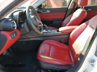 2021 Alfa Romeo Giulia Ti Sport with VIN ZARFAMBN2M7640415, listed as a Copart auction lot 88871315 with 56,083 mi miles and Salvage title. Bid and sale history available at DreamBid. Image 7.