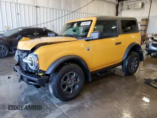 2022 Ford Bronco with VIN 1FMDE5AP9NLB78227, listed as a Copart auction lot 46789595 with 45,652 mi miles and Non repairable. Bid and sale history available at DreamBid. Image 1.