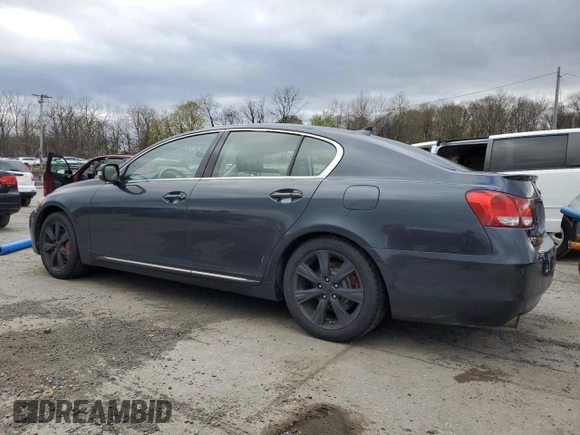 2009 Lexus GS 350 with VIN JTHCE96S390022663, listed as a Copart auction lot 53105095 with 260,044 mi miles and Salvage Title. Bid and sale history available at carsss.com. Image 2.