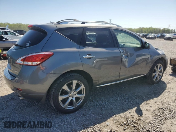 2013 Nissan Murano LE with VIN JN8AZ1MU0DW210442, listed as a Copart auction lot 52239415 with Not Provided miles and Salvage Title. Bid and sale history available at DreamBid. Image 3.