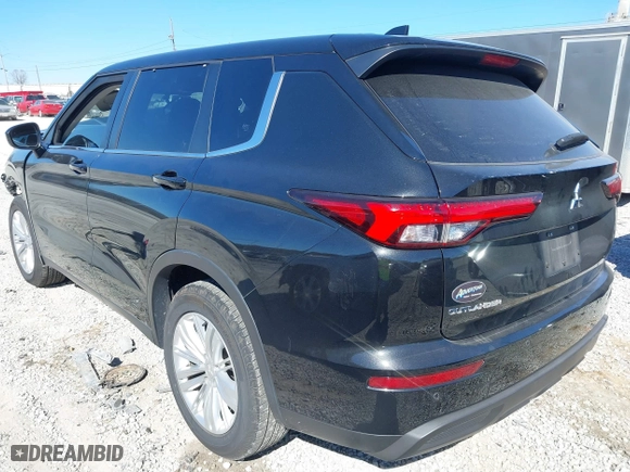 2022 Mitsubishi Outlander ES with VIN JA4J3TA83NZ008124, listed as a IAAI auction lot 41690447 with 55,980 mi miles. Bid and sale history available at carsss.com. Image 3.