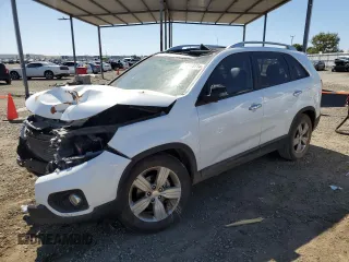 2013 Kia Sorento EX with VIN 5XYKU4A23DG373764, listed as a Copart auction lot 50004714 with 75,516 mi miles and Salvage Title. Bid and sale history available at carsss.com. Image 1.