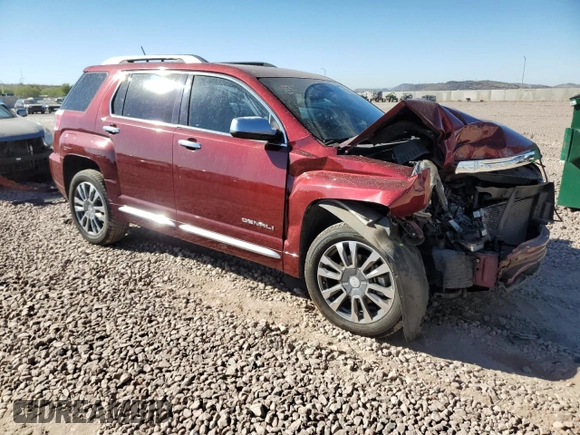 2016 GMC Terrain Denali z VIN 2GKFLRE30G6274698, wystawiony jako Copart lot #80887544 z przebiegiem 77 088 mil mil oraz Szkoda całkowita • Salvage title. Historia ofert i sprzedaży dostępna na DreamBid. Obrazek 4.