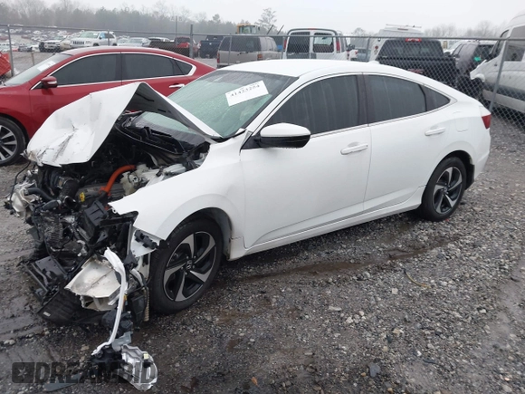 2022 Honda Insight EX with VIN 19XZE4F52NE002561, listed as a IAAI auction lot 41423254 with 67,506 mi miles and . Bid and sale history available at DreamBid. Image 2.