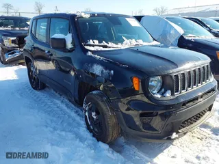 2019 Jeep Renegade Sport with VIN ZACNJBAB4KPJ87168, listed as a IAAI auction lot 41029684 with 45,204 mi miles. Bid and sale history available at carsss.com. Image 1.