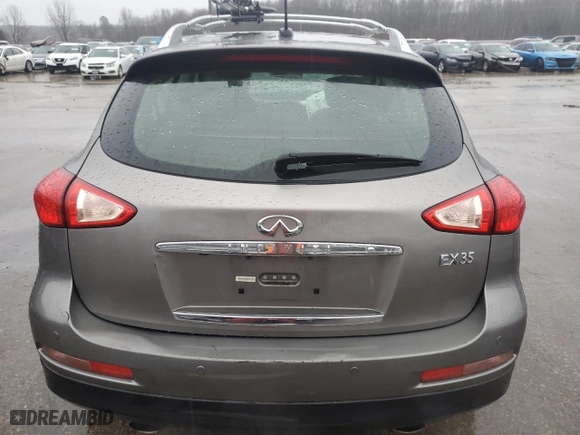 2008 Infiniti EX35 Journey with VIN JNKAJ09E38M306726, listed as a Copart auction lot 43351565 with 132,529 mi miles and Salvage Title. Bid and sale history available at carsss.com. Image 6.