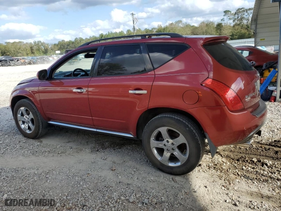 2007 Nissan Murano S with VIN JN8AZ08WX7W600541, listed as a Copart auction lot 78863214 with 105,238 mi miles and Clean Title. Bid and sale history available at carsss.com. Image 2.