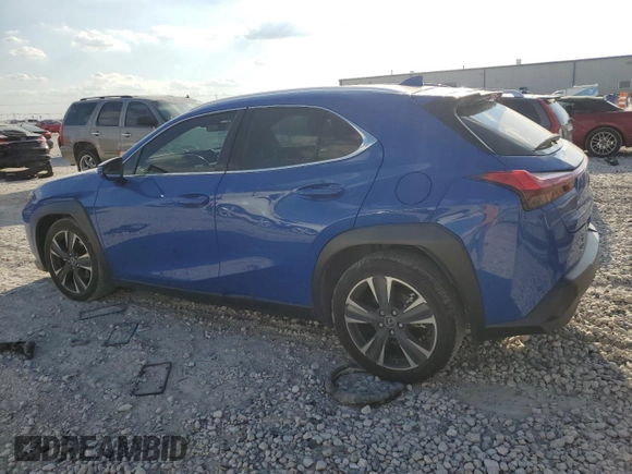2022 Lexus UX with VIN JTHX3JBH8N2050413, listed as a Copart auction lot 71710184 with 59,994 mi miles and Salvage Title. Bid and sale history available at carsss.com. Image 2.
