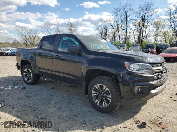 2022 Chevrolet Colorado 4WD Z71 with VIN 1GCGTDENXN1137241, listed as a Copart auction lot 53559815 with 70,622 mi miles and Salvage title. Bid and sale history available at DreamBid. Image 4.